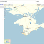 Крым на международных картах Яндекса