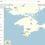 Крым на украинских картах